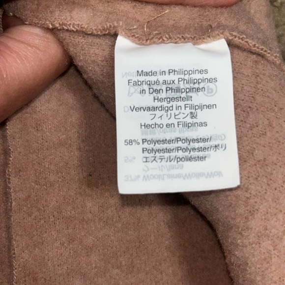 J. Crew Boiled Wool Topcoat Single Breasted Coat Pink Blush 4 - Picture 9 of 10